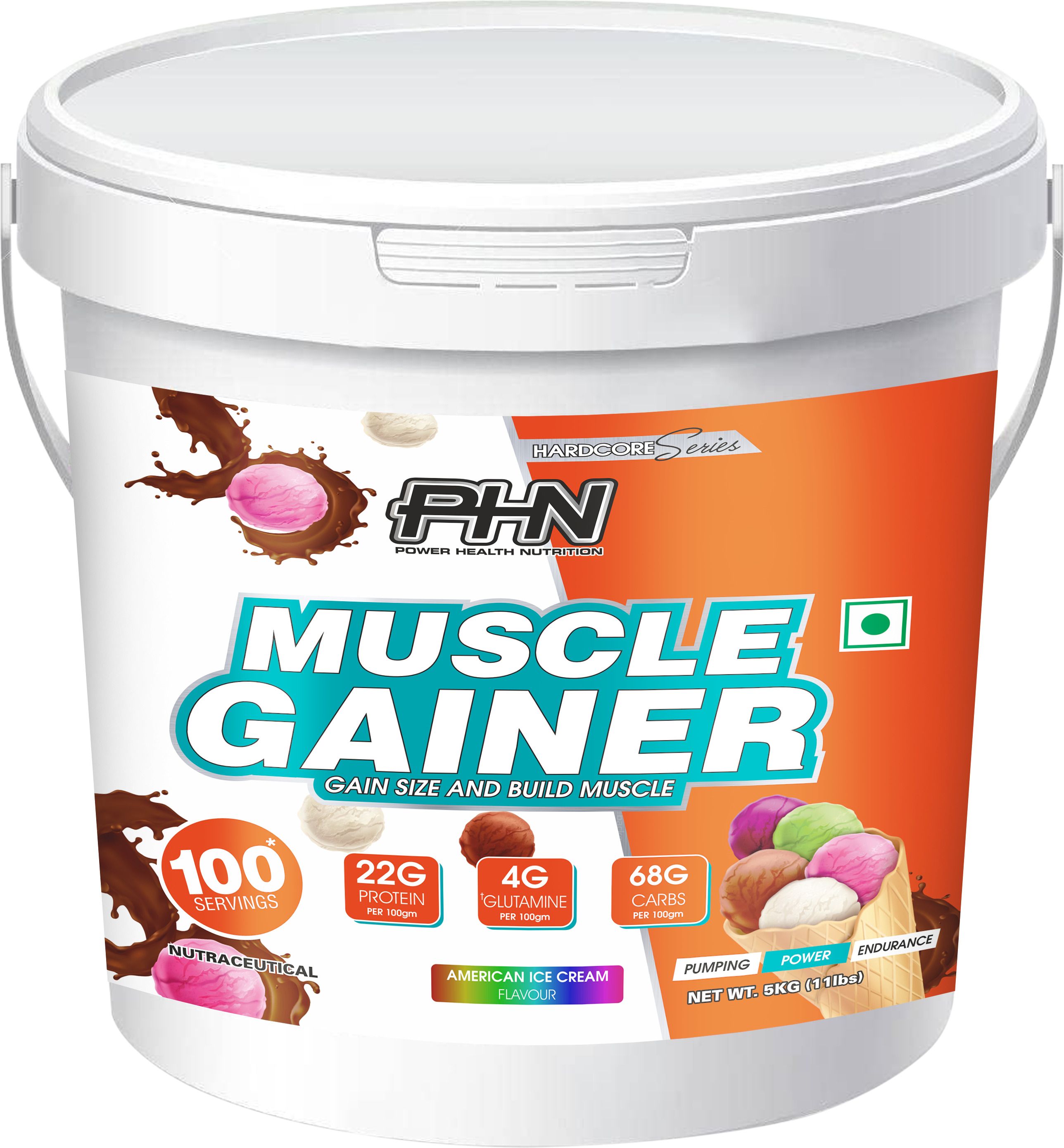 PHN Muscle Gainer Powder