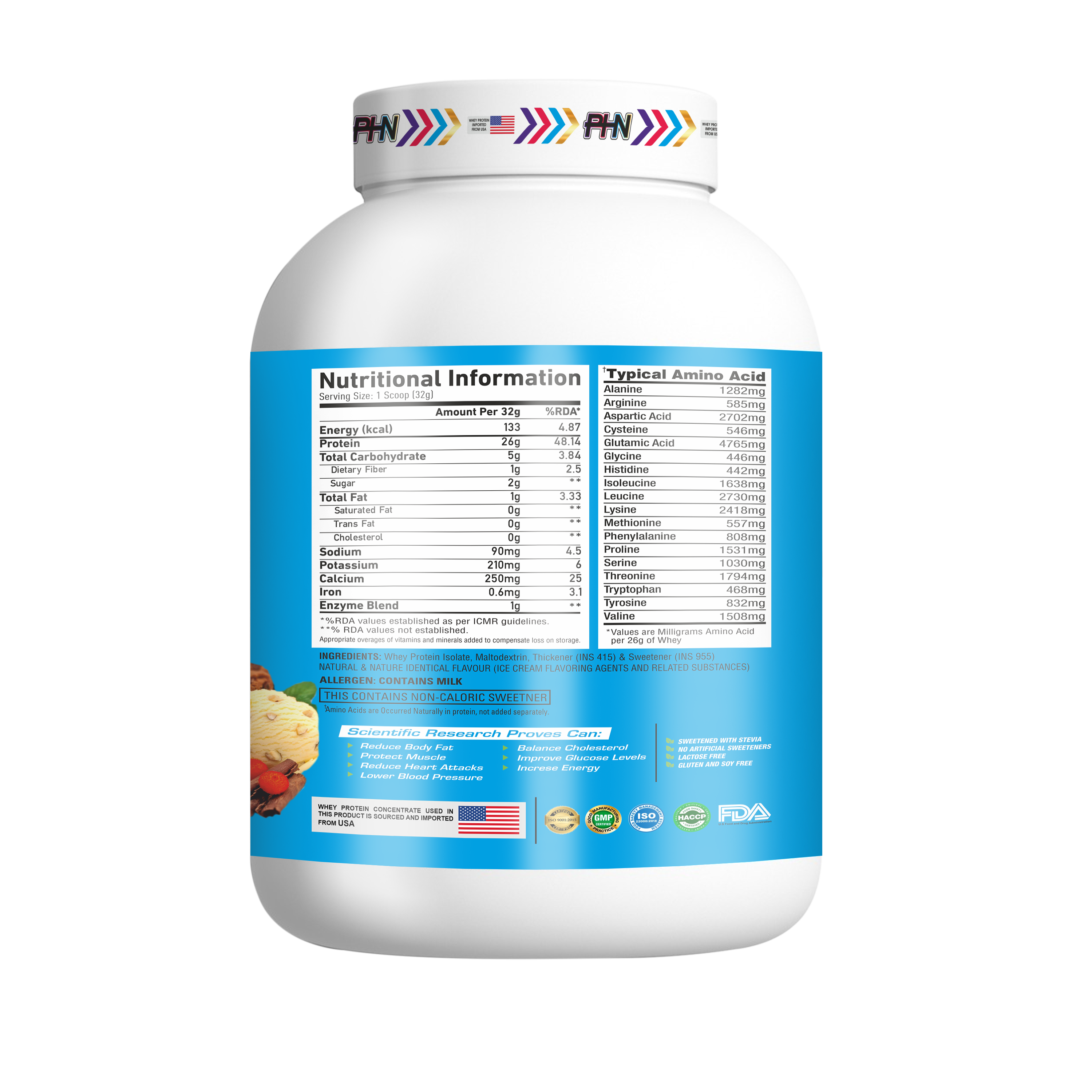 PHN ISO Gold+ Isolate Powder