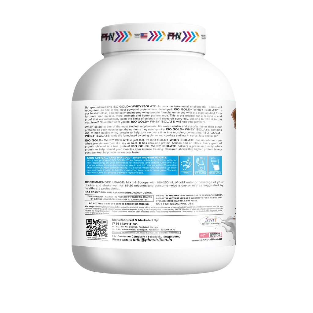 PHN ISO Gold+ Isolate Powder