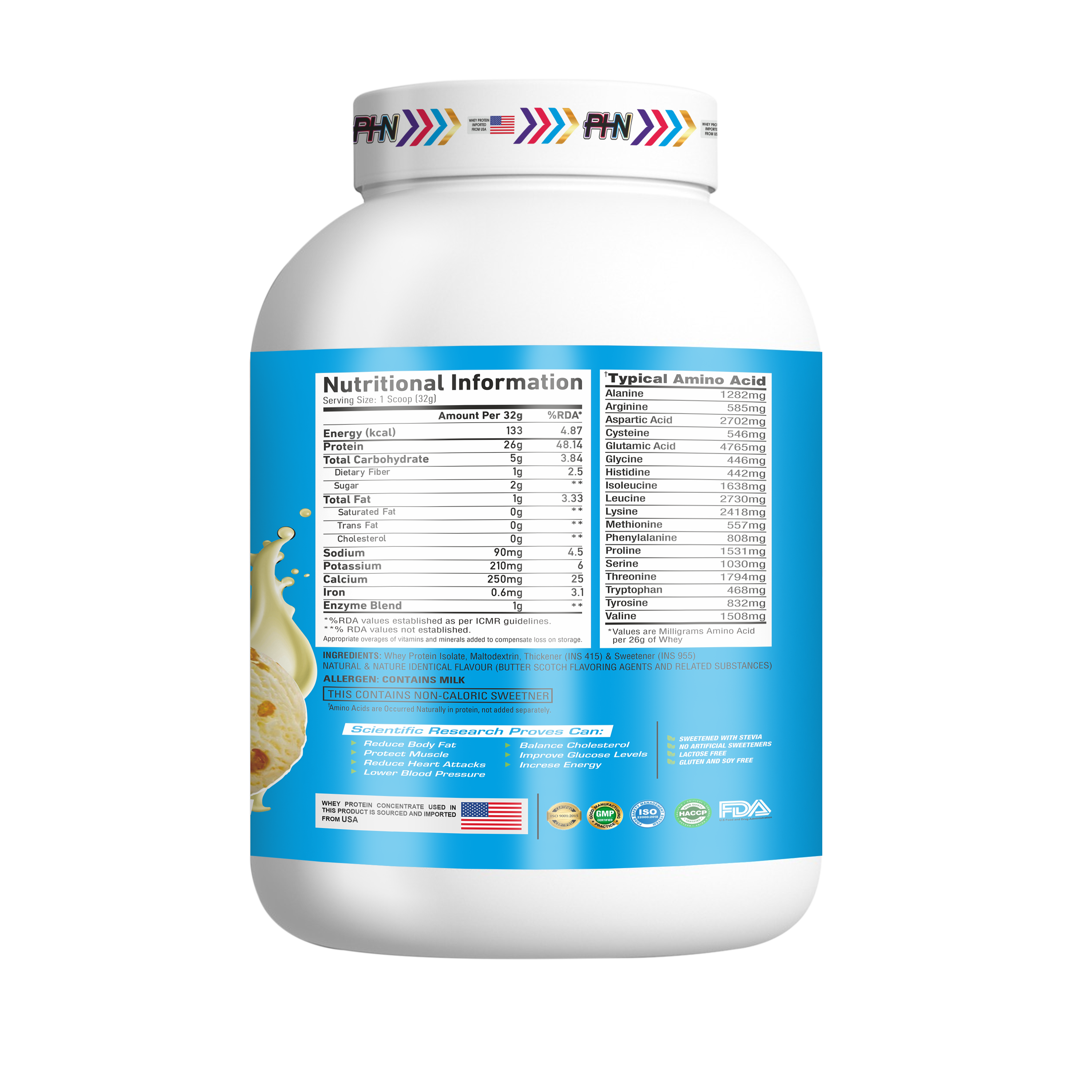 PHN ISO Gold+ Isolate Powder