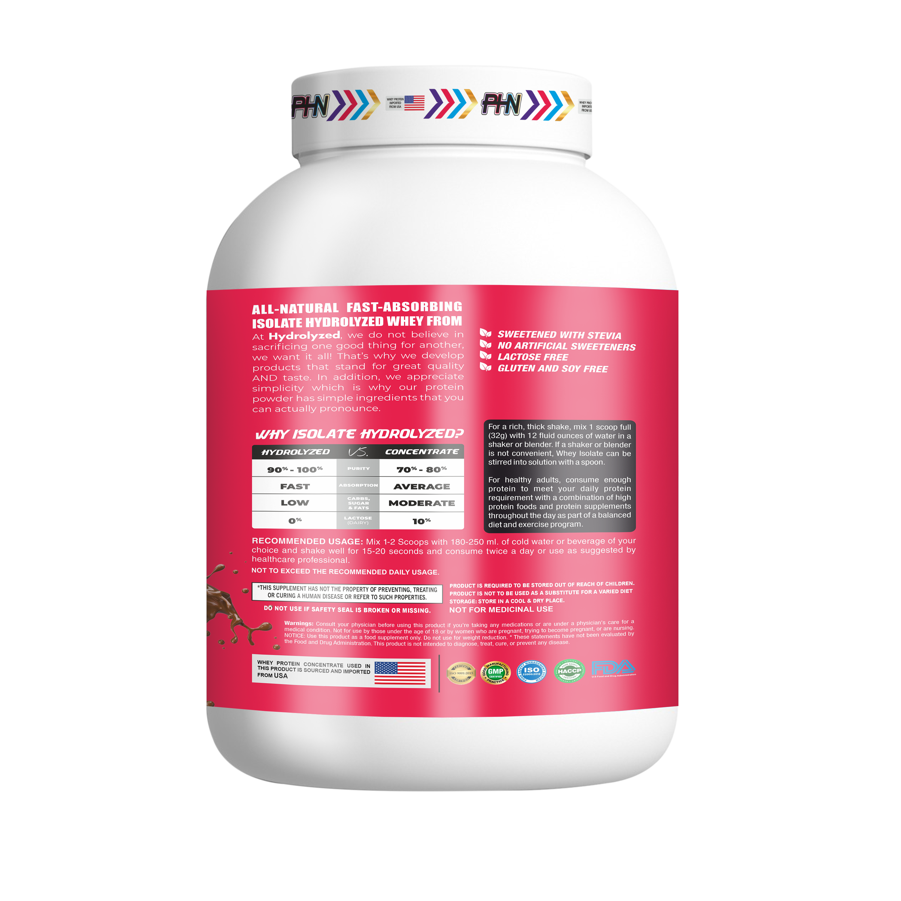 PHN ISO ZERO+ Isolate Powder