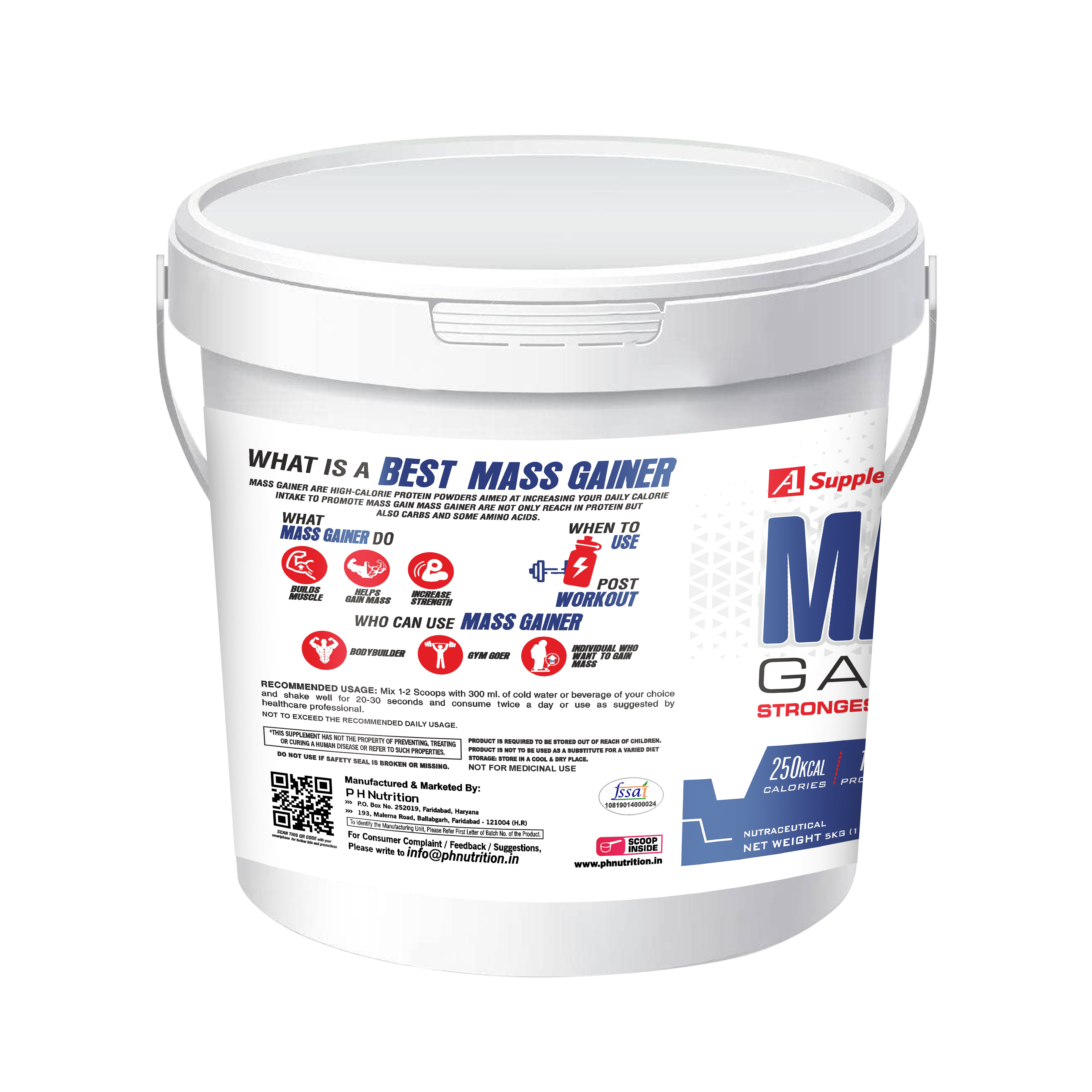 A1 Supplement Mass Gainer 5Kg