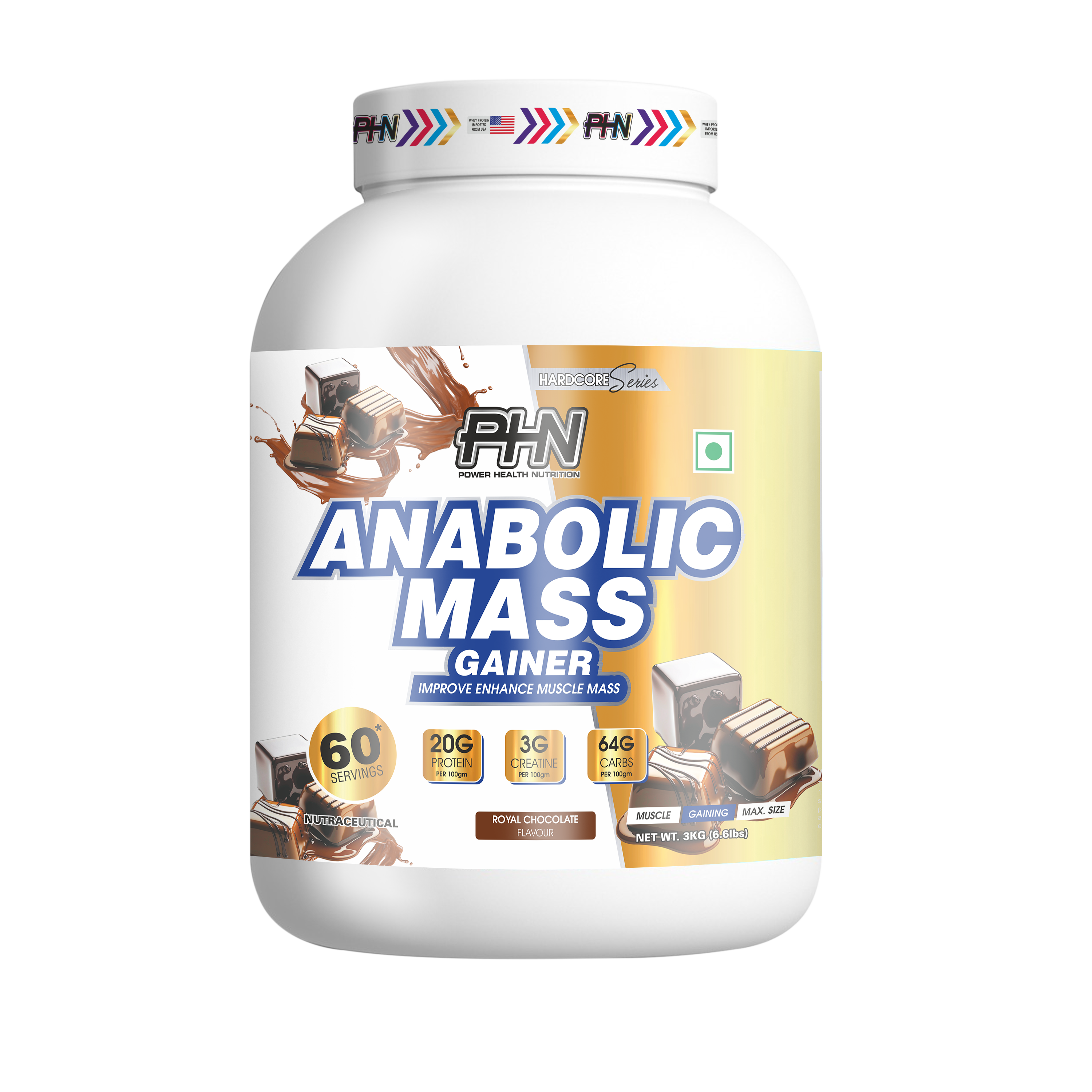 PHN Anabolic Mass Gainer Powder