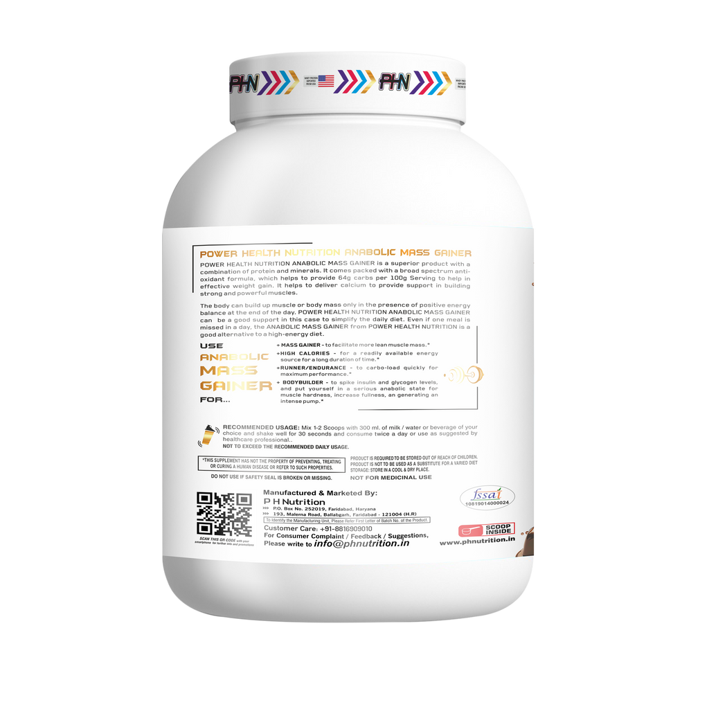 PHN Anabolic Mass Gainer Powder
