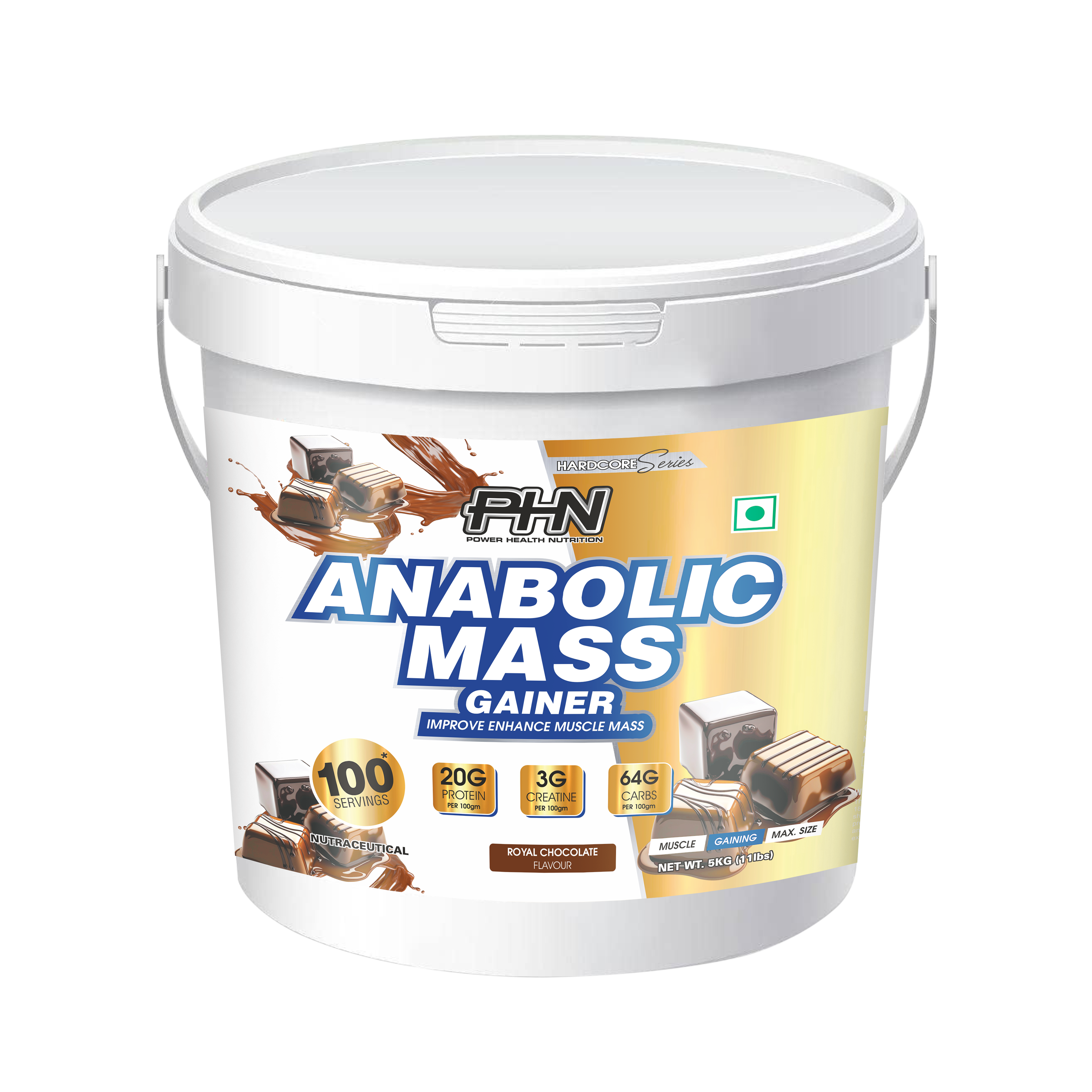 PHN Anabolic Mass Gainer Powder
