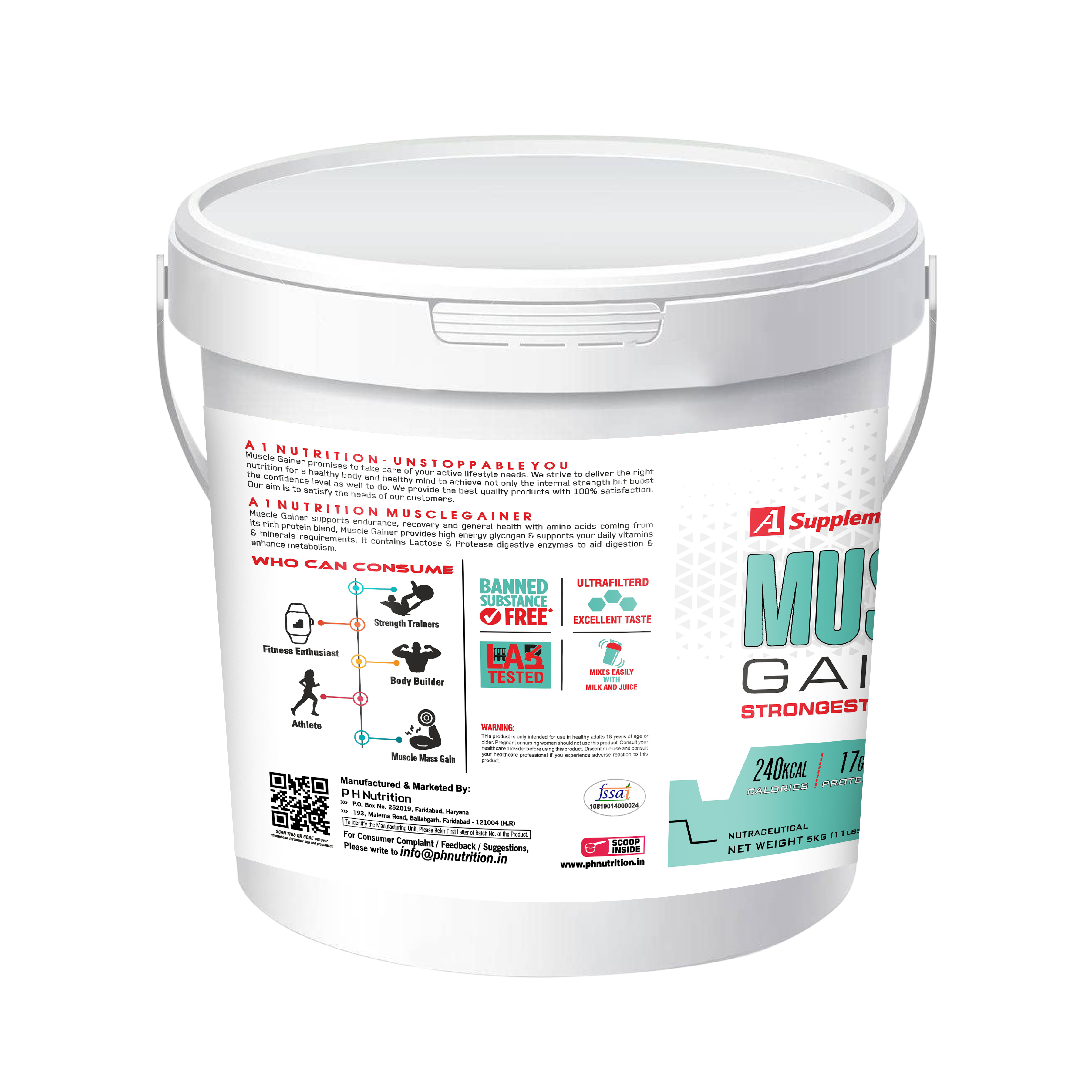 A1 Supplement Muscle Gainer 5Kg