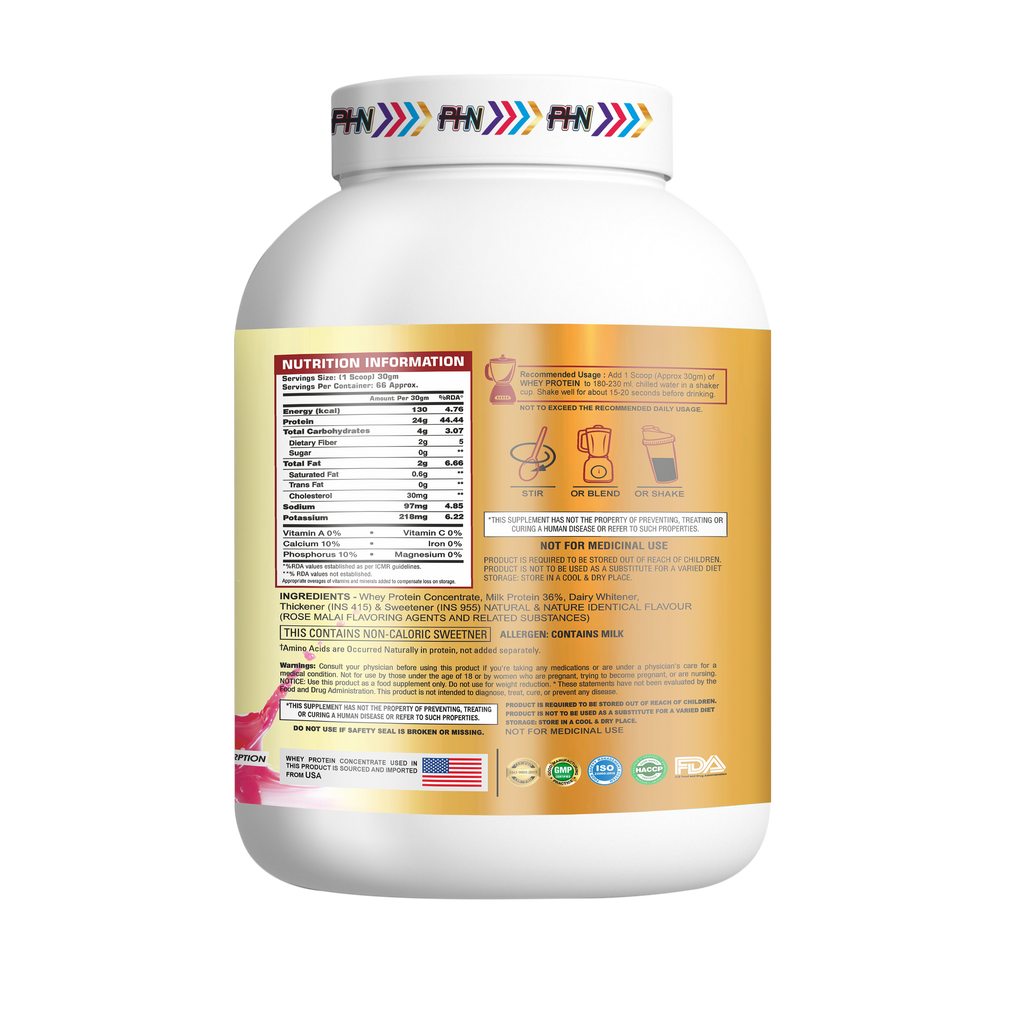 PHN Whey Protein High Performance Protein Concentrate