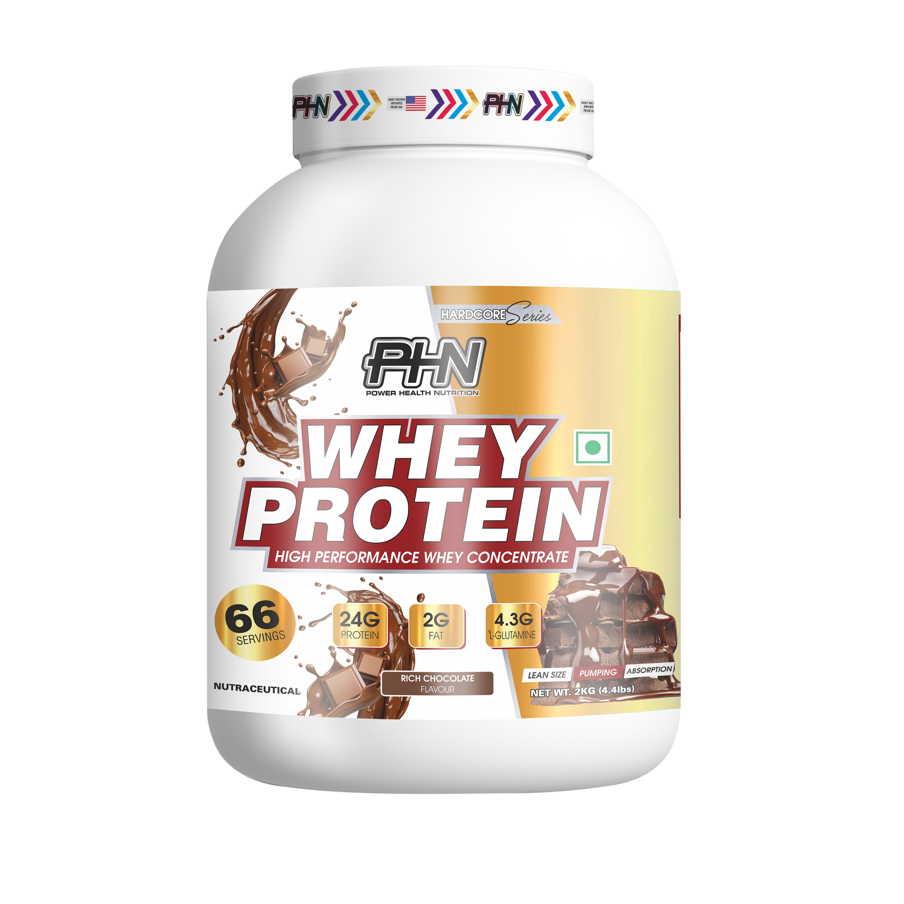 PHN Whey Protein High Performance Protein Concentrate