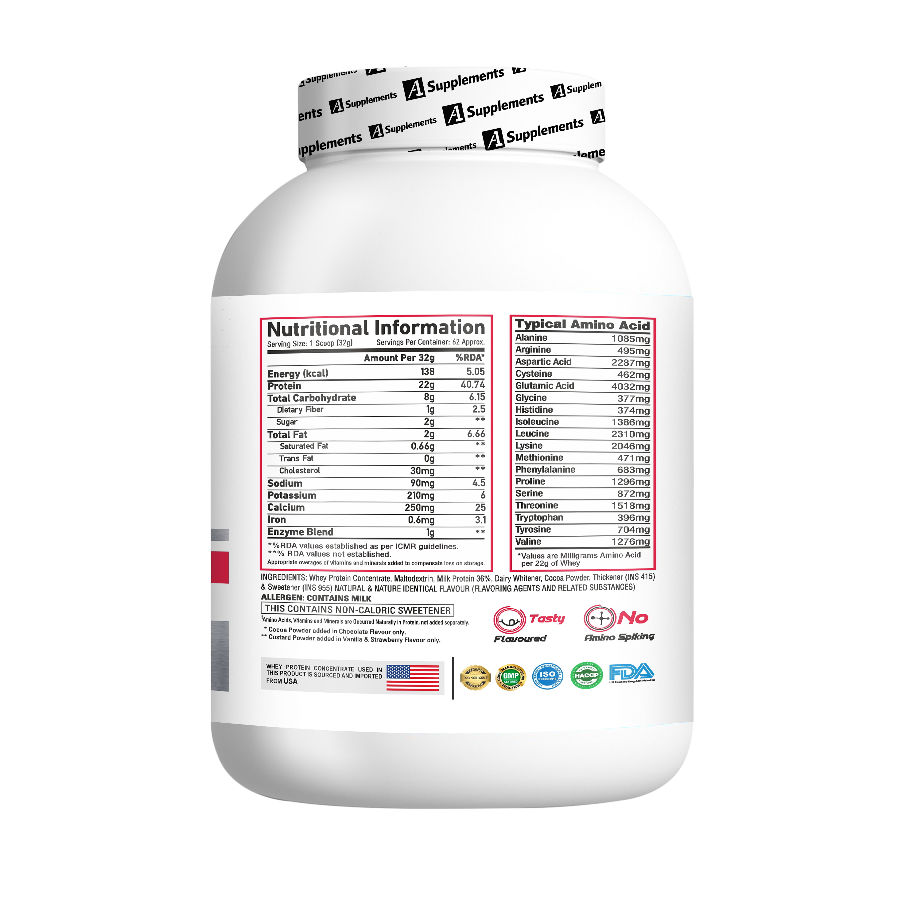A1 Supplement Whey Protein 2kg