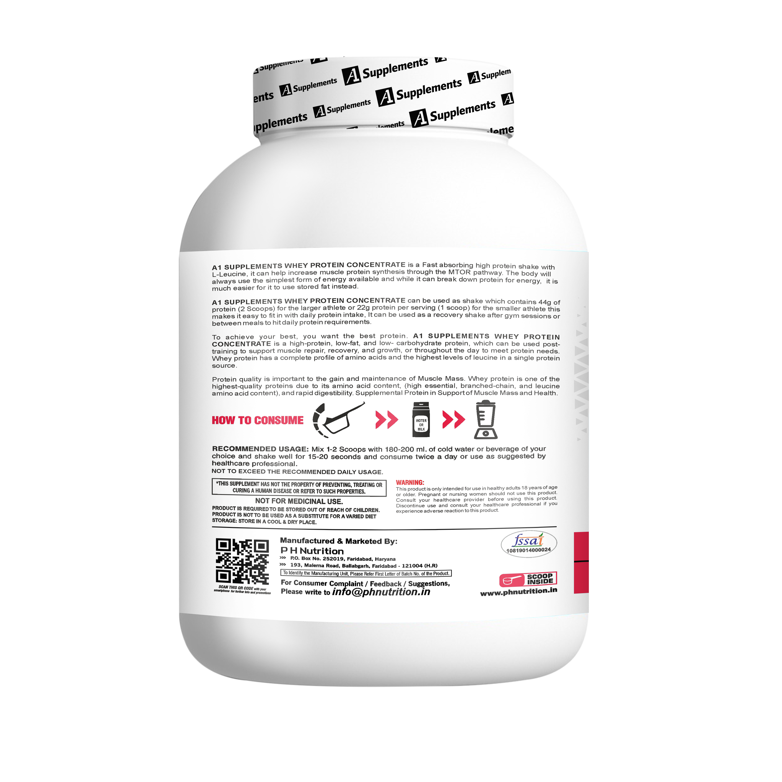 A1 Supplement Whey Protein 2kg