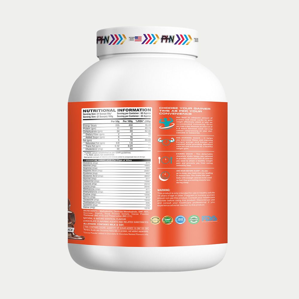 PHN Muscle Gainer Powder